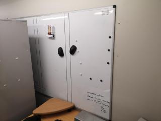 Large 2400mm Wide Wall Mounted Office Whiteboard