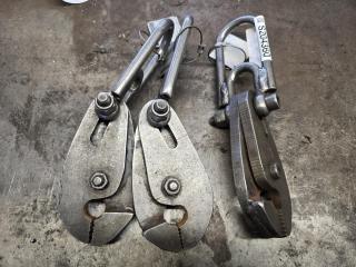 3 x Steel Lifting Clamps