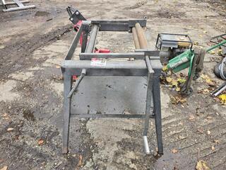Small Sheet Metal Rollers on Stand