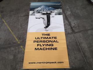 Martin Jetpack Large Canvas Wall Banner Collectable