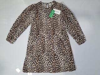 Lollys Laundry Carla Dress Leopard Print - Size S