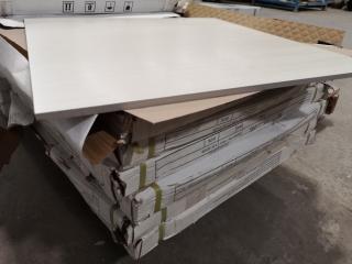 24x Porcelain Floor Tiles, 600x600mm Size