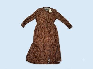 Nice Things Paloma S Button Fern Print Midi Dress - Size 42