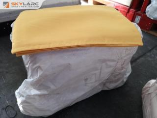 40x Commercial Grade Liberty Gold Table Cloths, 1370x1830mm