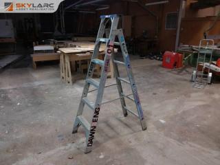 Alco aluminum combination extension ladder