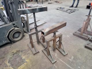 2 x Adjustable Height Work Stands