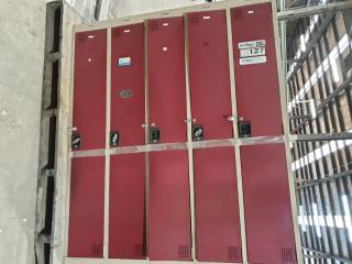 2x Europlan Locker Units