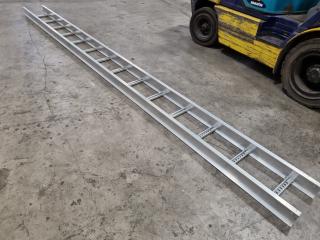 Atmore Unistrut Industrial Pipe/Cabling Support Assembly