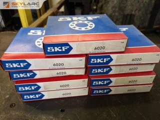 9x SKF 6020 Industrial Ball Bearing Units, New
