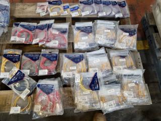 Dynamix CAT6 UTP Patch Leads, Bulk Lot, New