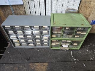 2 x Parts Drawers and Contents