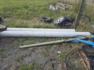 2 x 250mm PVC Pipes