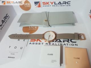 Cluse La Roche White Marble/Grey Pastel Watch