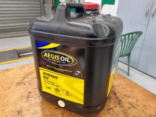 Aegis Oil Antifreeze Red, Full Concentrate, 20L Jug