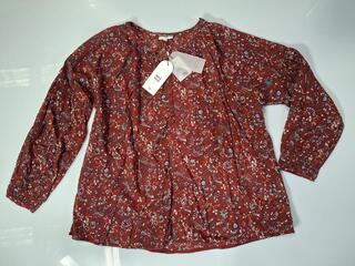 Noa Noa Antique Bloom Organic Voile Top - Size 36