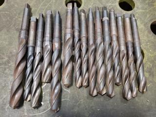 15x Morse Taper No.2 Drills, Metric Sizes