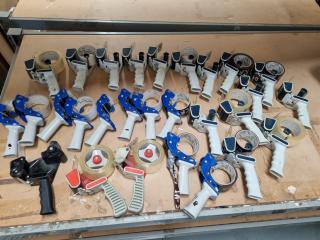 28x Assorted Packaging Tape Guns