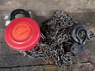 2-Ton 2.5m Chain Lifting Block