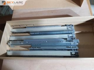 4 x New Blum Soft Close Drawer Runners