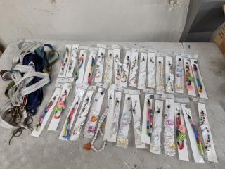 30x Phone Charm Lanyards + 12x Standard Neck Lanyards