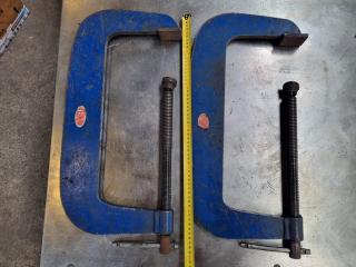 2x Nuweld 400mm Profile Cut G-Clamps