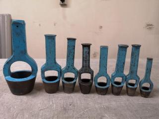 8x Assorted Heavy Duty Leather Circular Punches