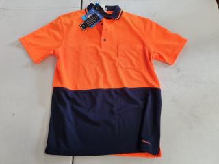 JB's Wear Men's Hi Viz Polo Shirt, Size M