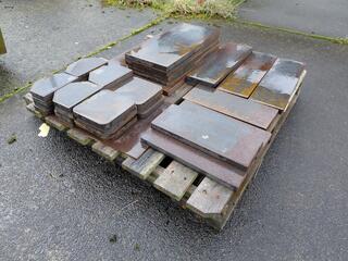 Pallet of 1" thick Steel Plates