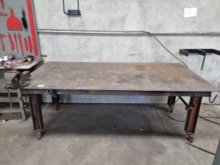 Heavy Duty Mobile Plate Workbench 