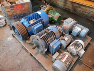Pallet of 8 Assorted Electric Motors