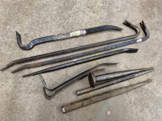Assorted Chisels, Demolition Bars, More