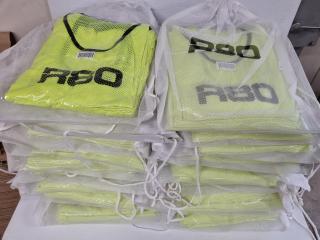 200x R80 Yellow Mesh Training Bibs, Size M