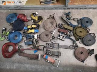 13x Assorted Vehicle Load Tie Down Strap Sets