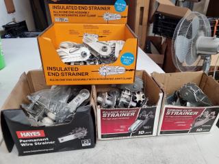 Assorted Electric & Standard Fence Strainers