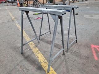 Pair of Steel/wood Sawhorses