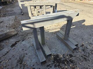 2 x Steel Work Stands 