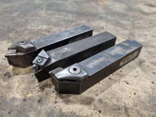 3x Sandvick Coromant Lathe Turning Tools, 25x25mm Size