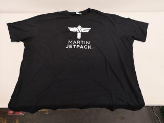 Martin Jetpack branded Biz Collection Men's T-Shirt, Size 5XL
