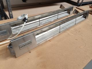 2 Infratech Outdoor Door Heaters