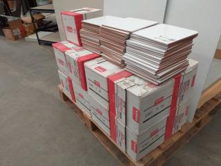 460+ Glossy White Ceramic Tiles (18.4m²)