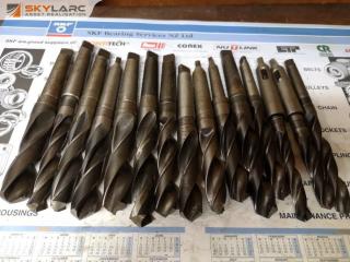 15x Assorted Morse Taper Drills, Metric Sizes
