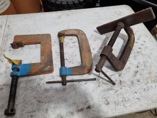 3x G-Clamps