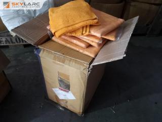 69x Orange Cotton Hand Towels, Retail Tagged, Bulk Lot, New