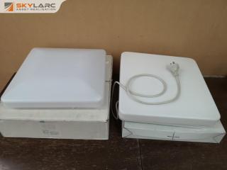 2x White Flourecent Ceiling Lights