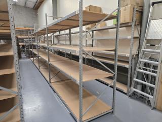 4 Bays of Longspan Warehouse Shelving