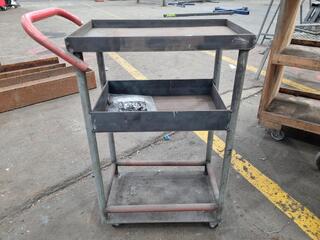 Small but Sturdy Steel Shelf Trolley