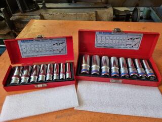 2x King Tony Deep Socket Sets, 3/8" & 1/2" Drive