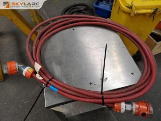3-Phase Power Extension Cable, 10-Metre Length