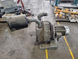 Industrial Three Phase Motor and Blower Assembly