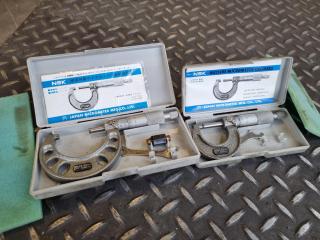 2x NSK Metric Outside Micrometers